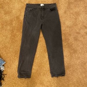 Princess Polly Grey washed boyfriend jeans